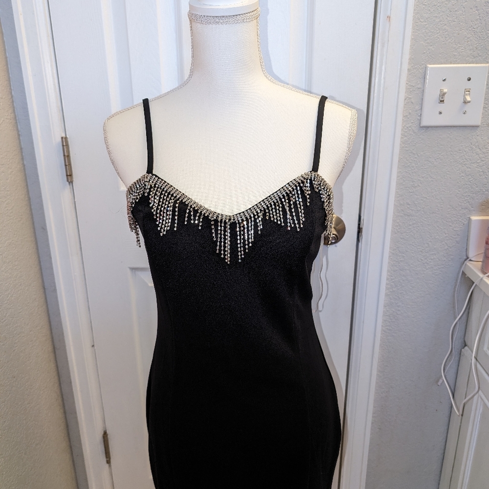 Planet Gold Black Dress Size Large.